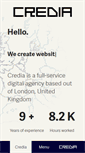 Mobile Screenshot of credia.co.uk